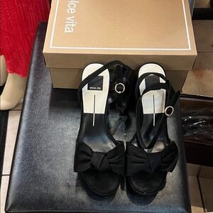 Dolce Vita Black Bow heels